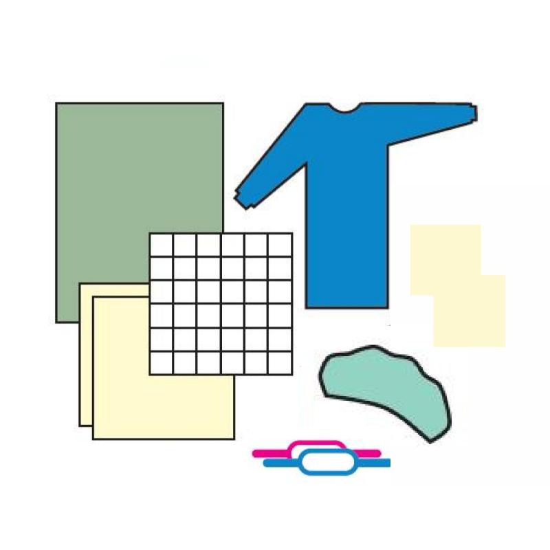 Комплект одягу та покриттів операційних акушерський № 40, стерильний, одноразового використання,ТМ «АХІЛЛ»